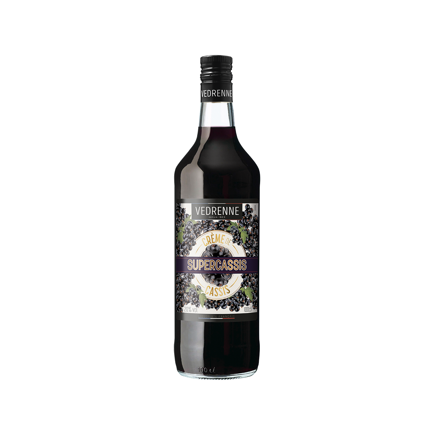 Supercassis VEDRENNE Crème de Cassis 20% - 100cl