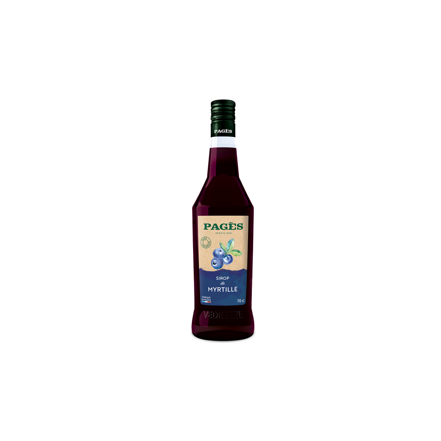 Sirop Myrtille PAGÈS 70cl