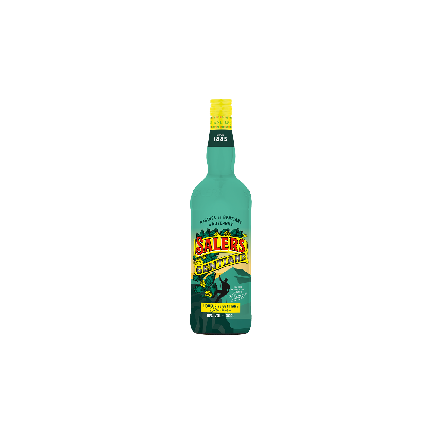 Decorated SALERS Gentian Liqueur 16% - 100cl