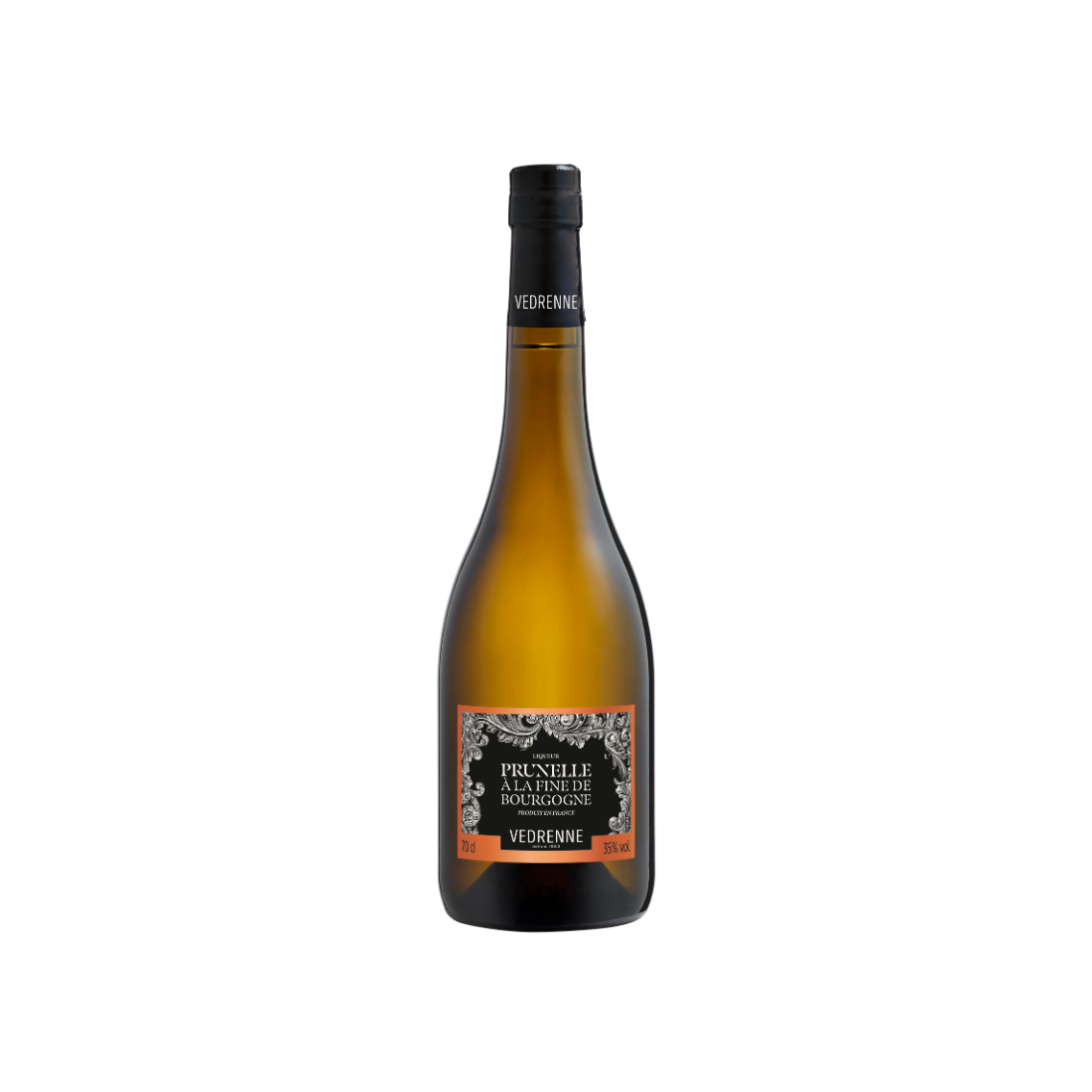 VEDRENNE Sloe Liqueur with Fine de Bourgogne 35% 70cl