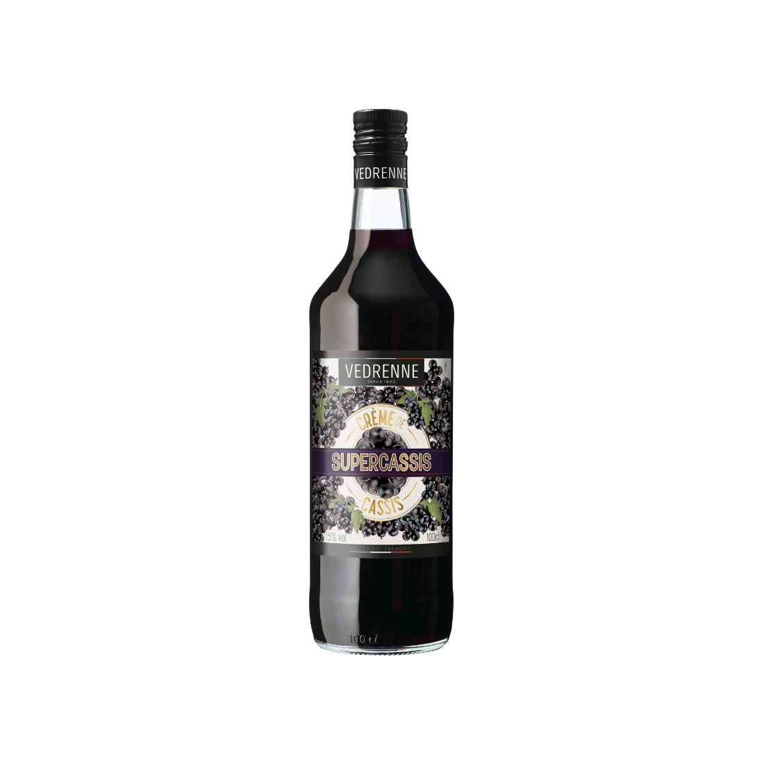 Supercassis VEDRENNE Crème de Cassis 15% - 100cl