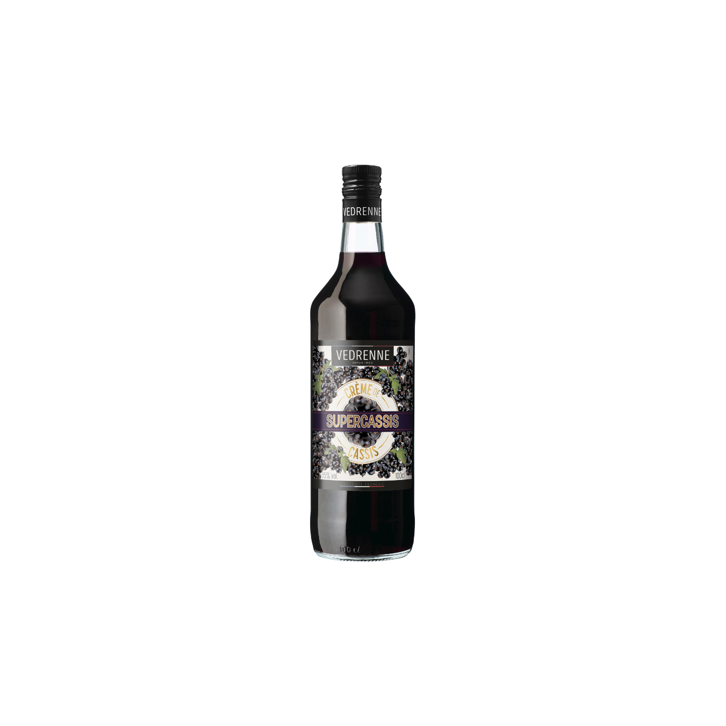 Supercassis VEDRENNE Crème de Cassis 15% - 100cl