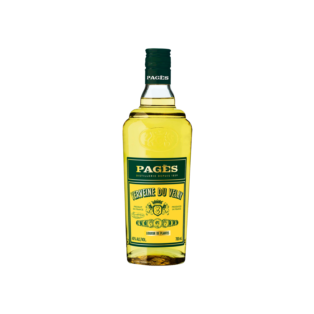 Liqueur Verveine du Velay Gold PAGÈS 40% - 70cl