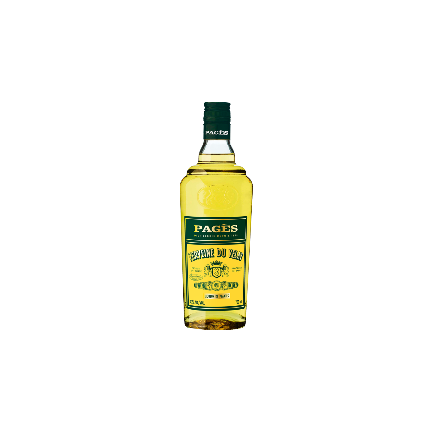Verveine du Velay Gold Liqueur PAGÈS 40% - 70cl