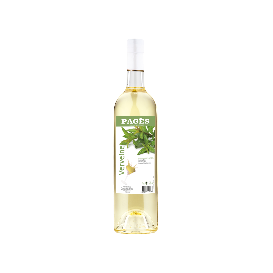 Verveine Pagès : boisson aromatisée à base de vin 12% – 75 cl