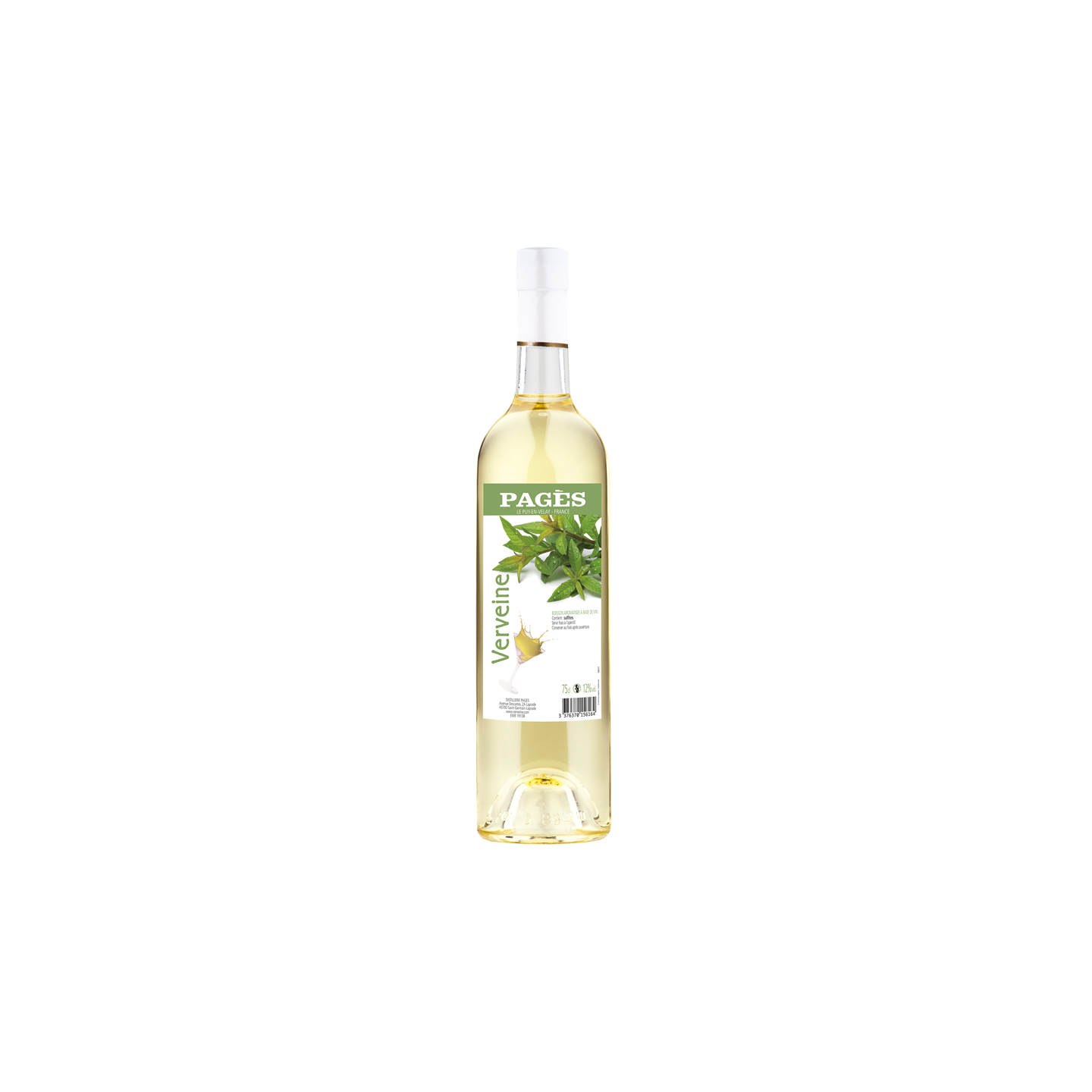 Verveine Pagès : boisson aromatisée à base de vin 12% – 75 cl