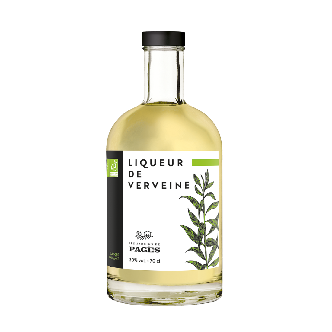 Liqueur de Verveine BIO LES JARDINS DE PAGÈS 30% - 70cl