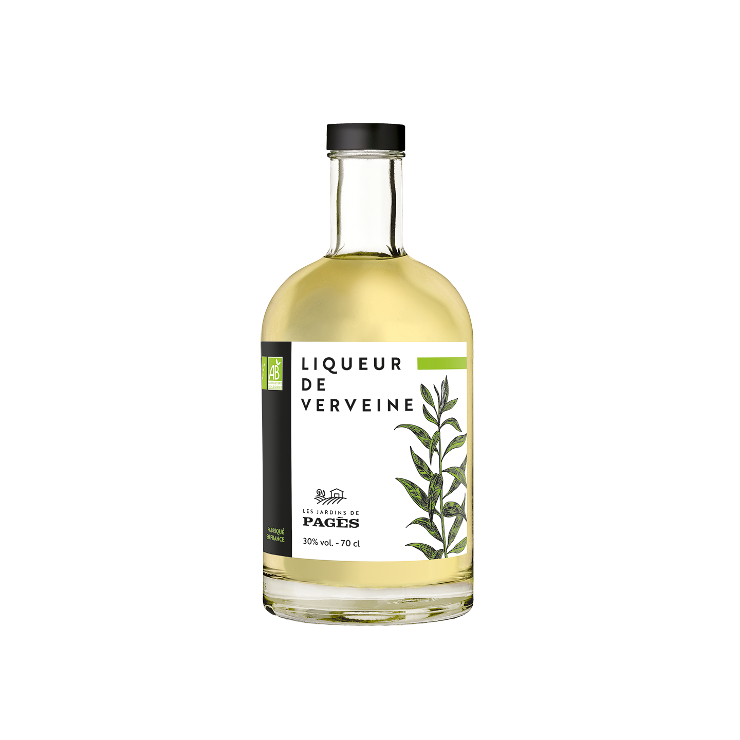 Liqueur de Verveine BIO LES JARDINS DE PAGÈS 30% - 70cl