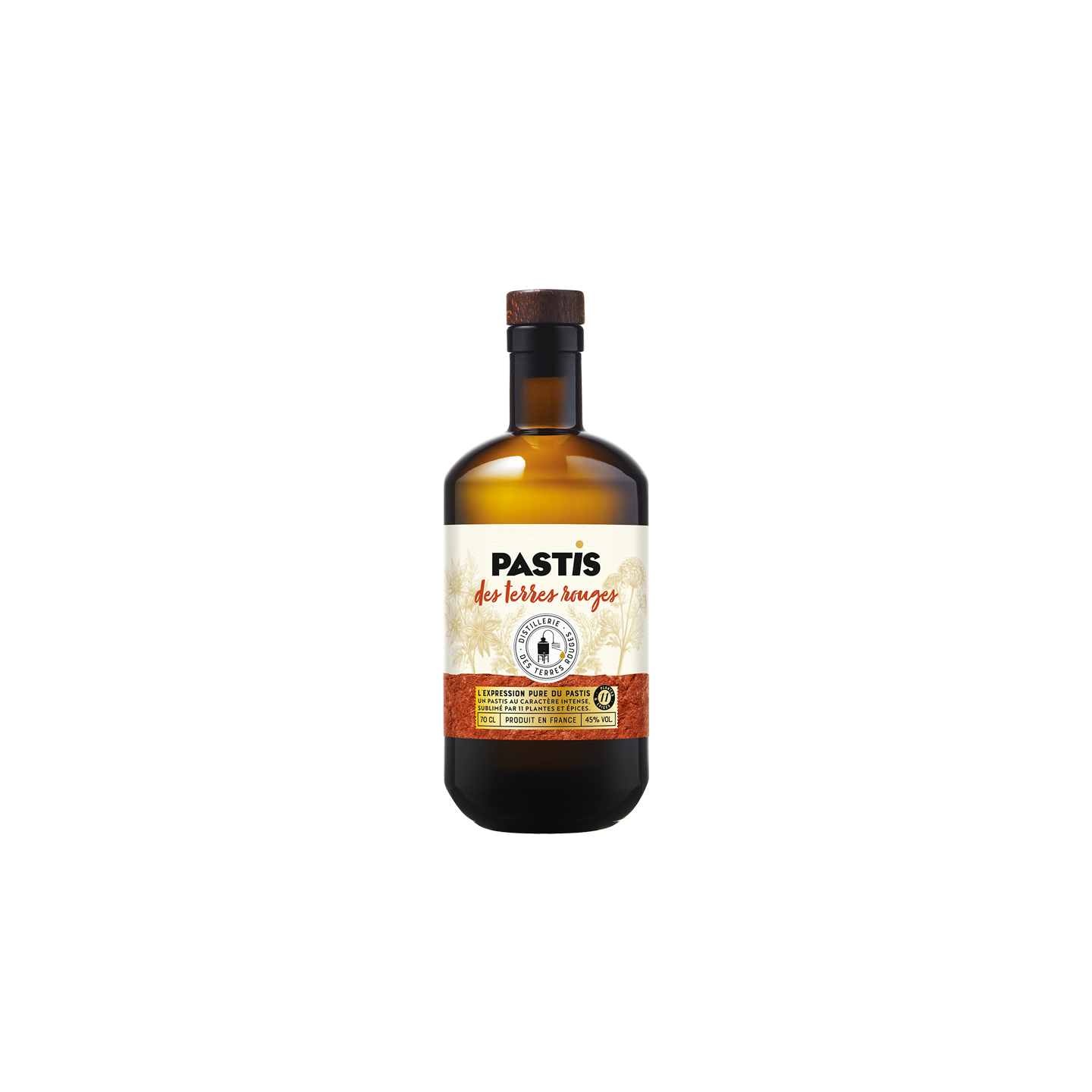 DISTILLERIE DES TERRES ROUGES Pastis 70cl - 45%