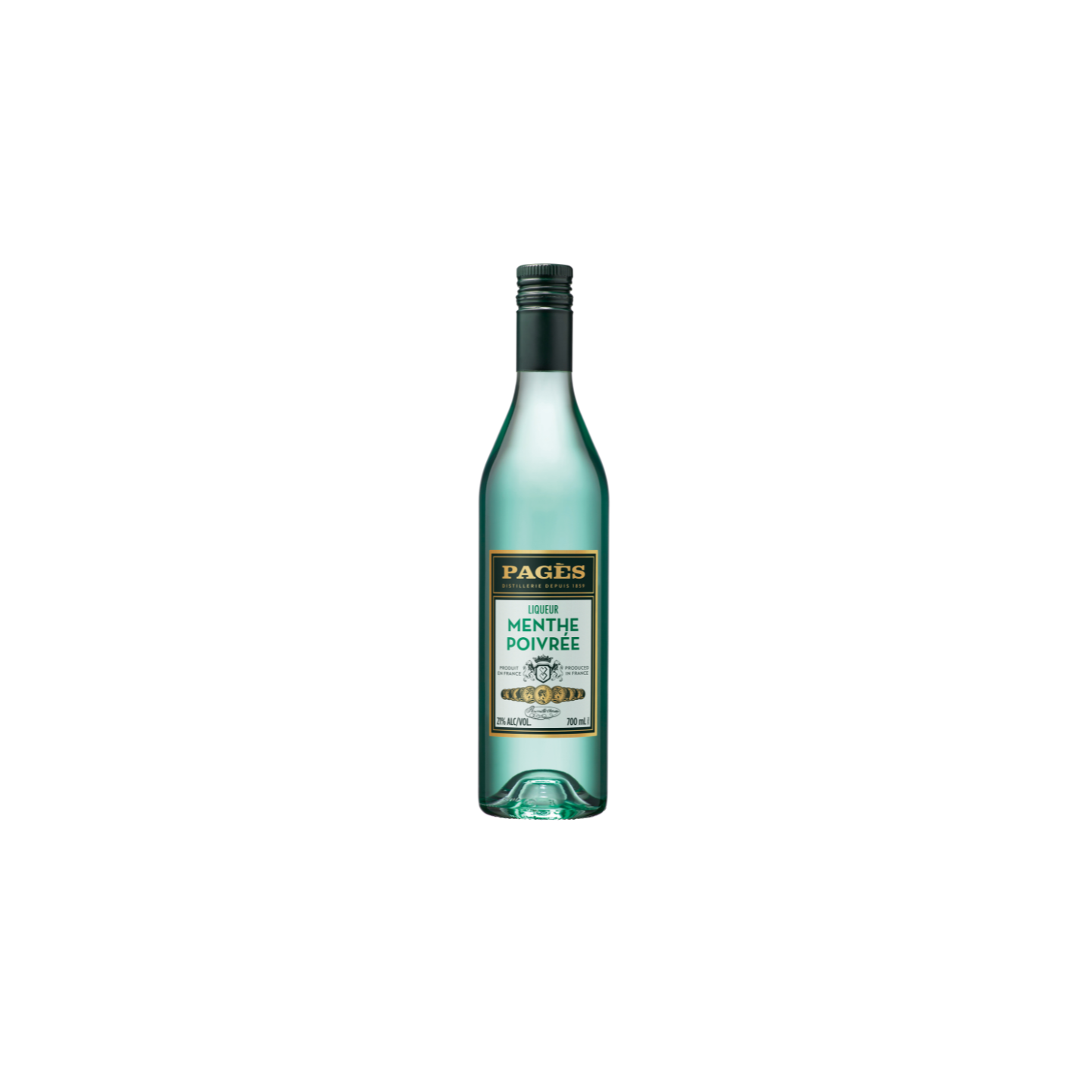 Liqueur de Menthe Poivrée PAGÈS 21% - 70cl