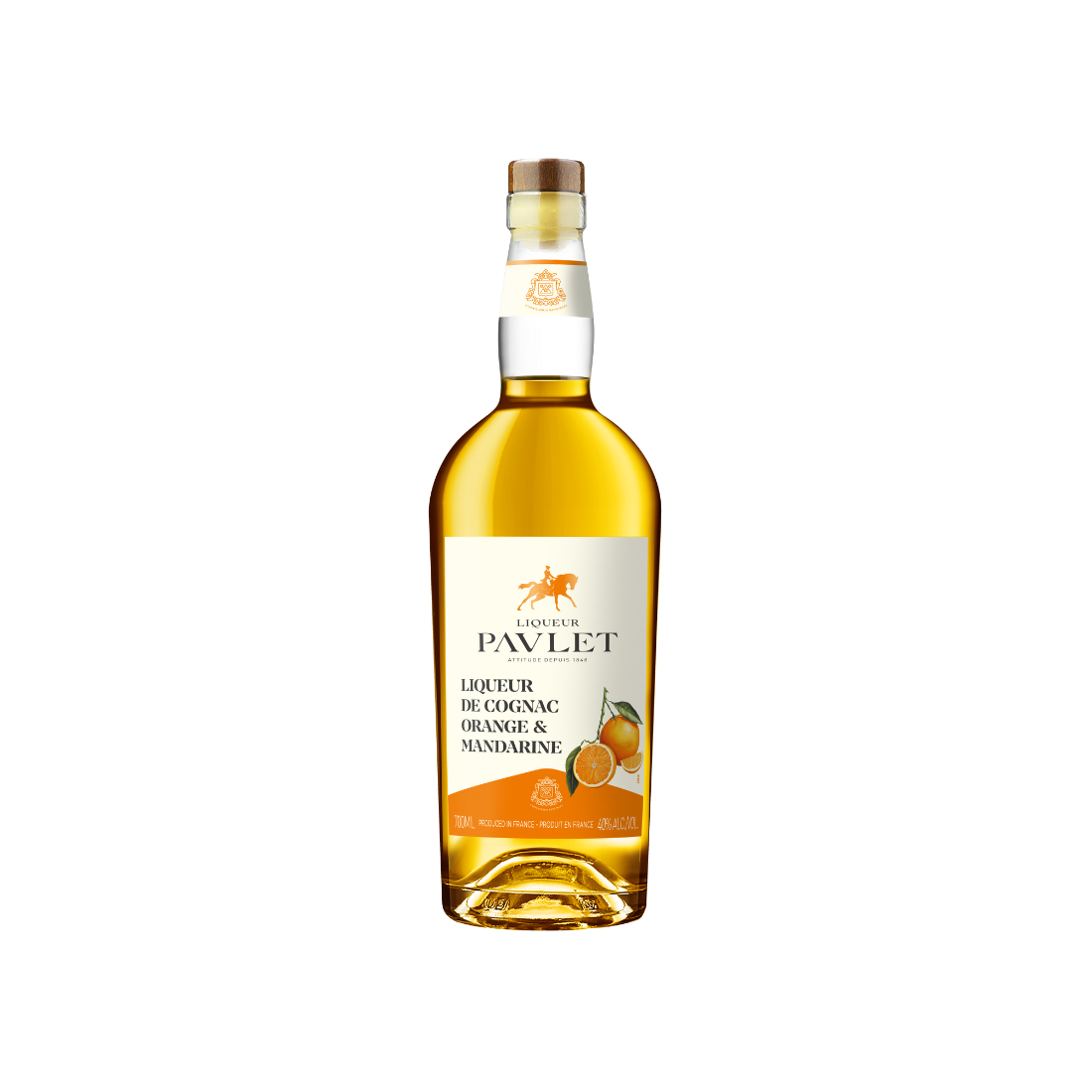 PAULET Orange Mandarin Cognac Liqueur 40% - 70 cl
