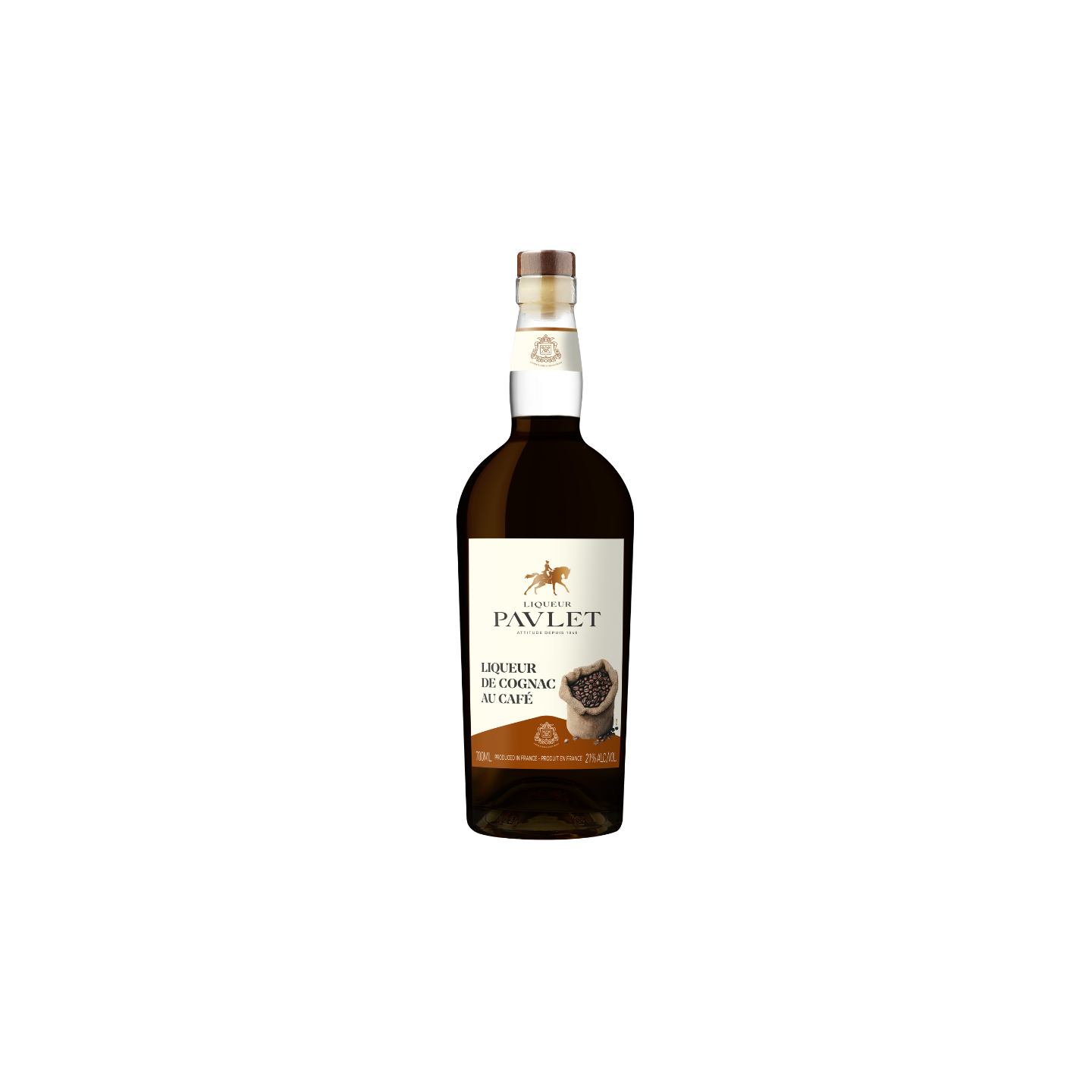 PAULET Cognac Coffee Liqueur 21% - 70 cl