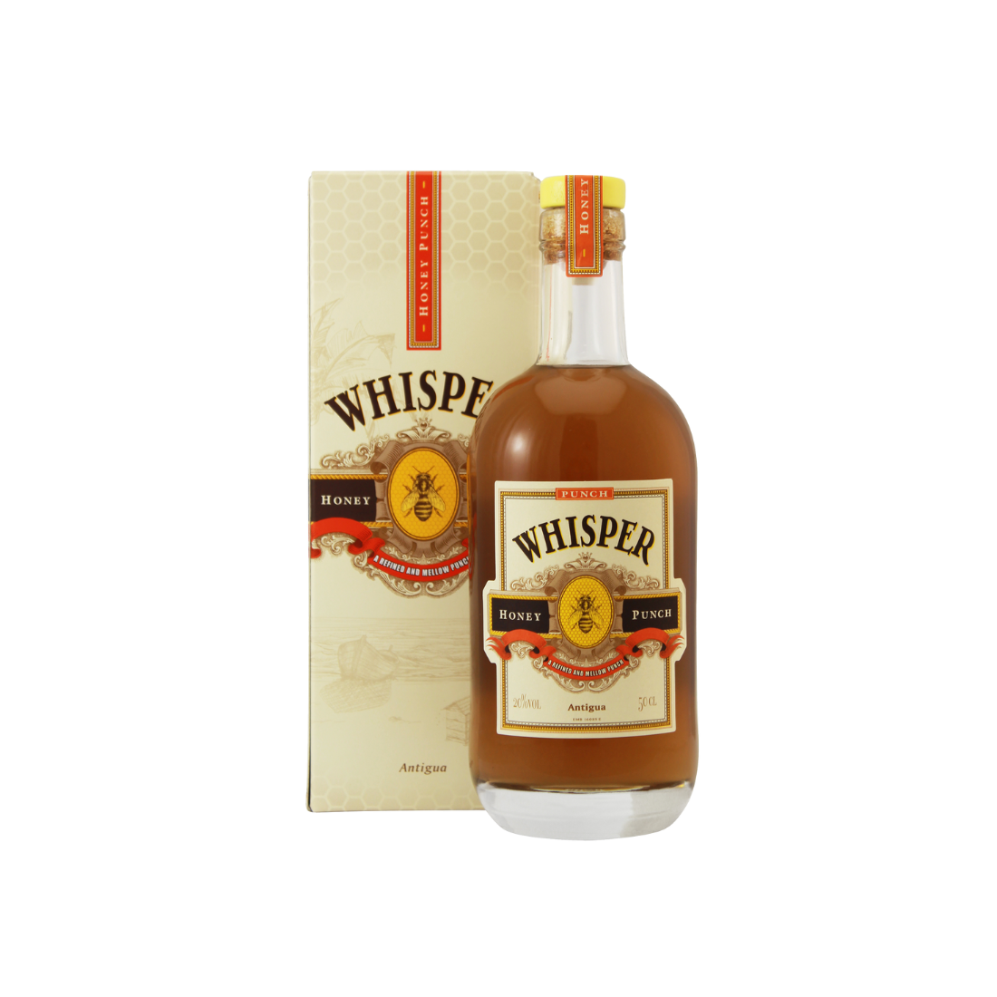 Honey Punch sous étui WHISPER Punch au Rhum 20% - 50cl