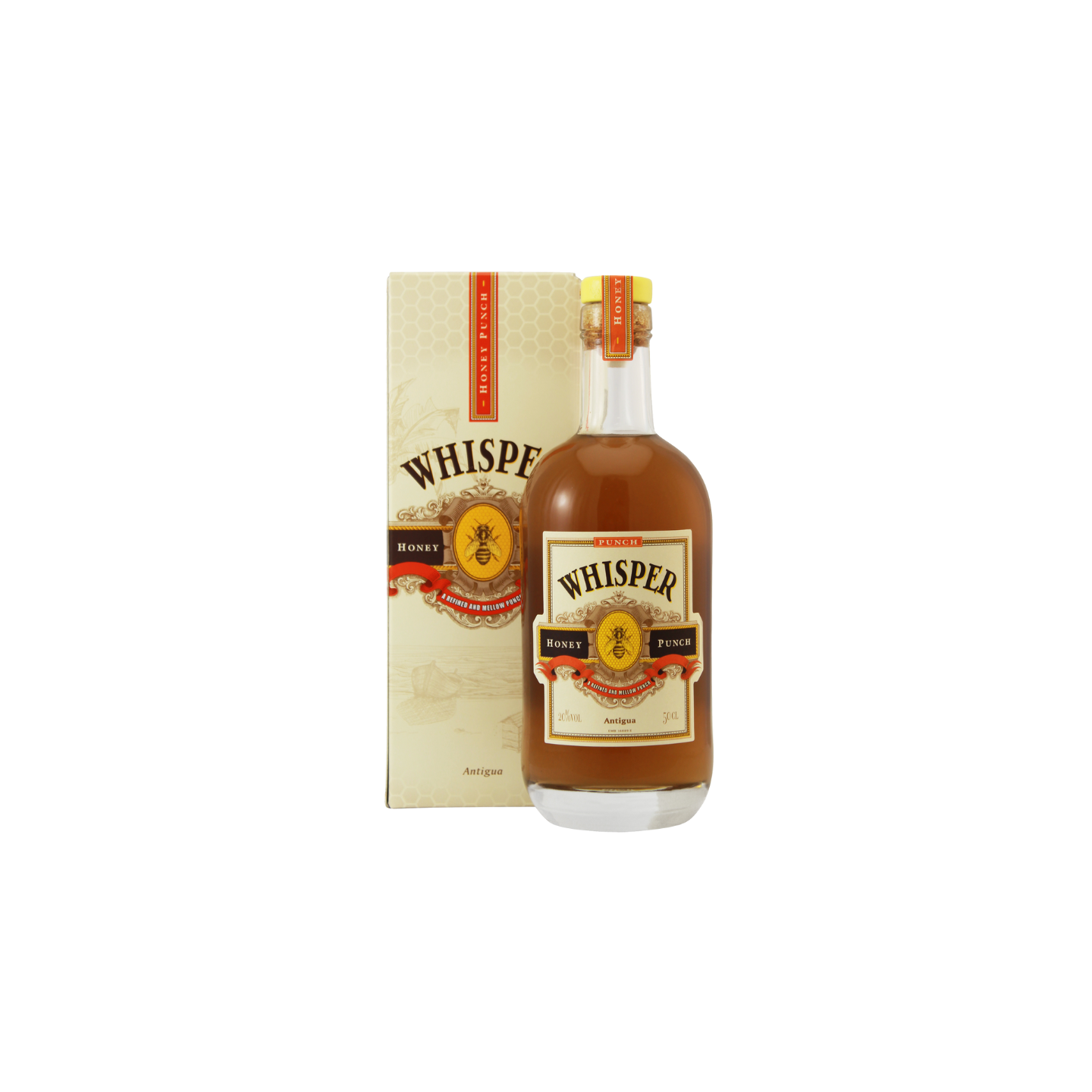 Honey Punch sous étui WHISPER Punch au Rhum 20% - 50cl