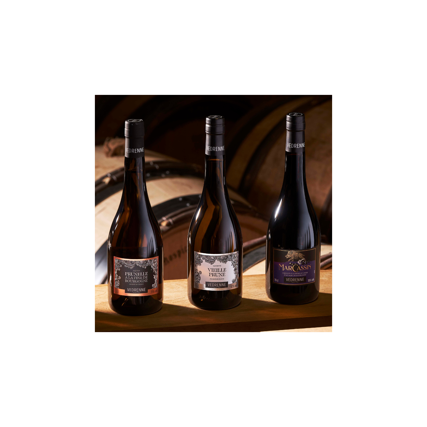 VEDRENNE Aged Plum Eau-de-Vie 42% - 70cl