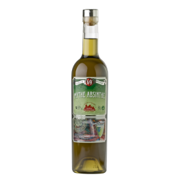 Boisson spiritueuse aux plantes d'absinthe DISTILLERIE DES TERRES ROUGES 69% - 50cl