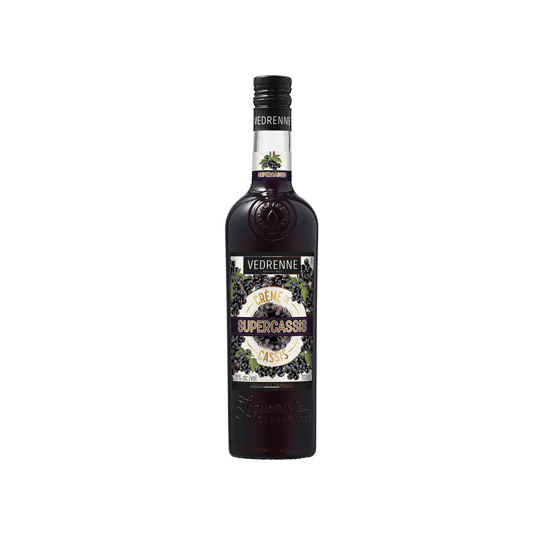 Supercassis VEDRENNE Crème de Cassis 20% - 70cl