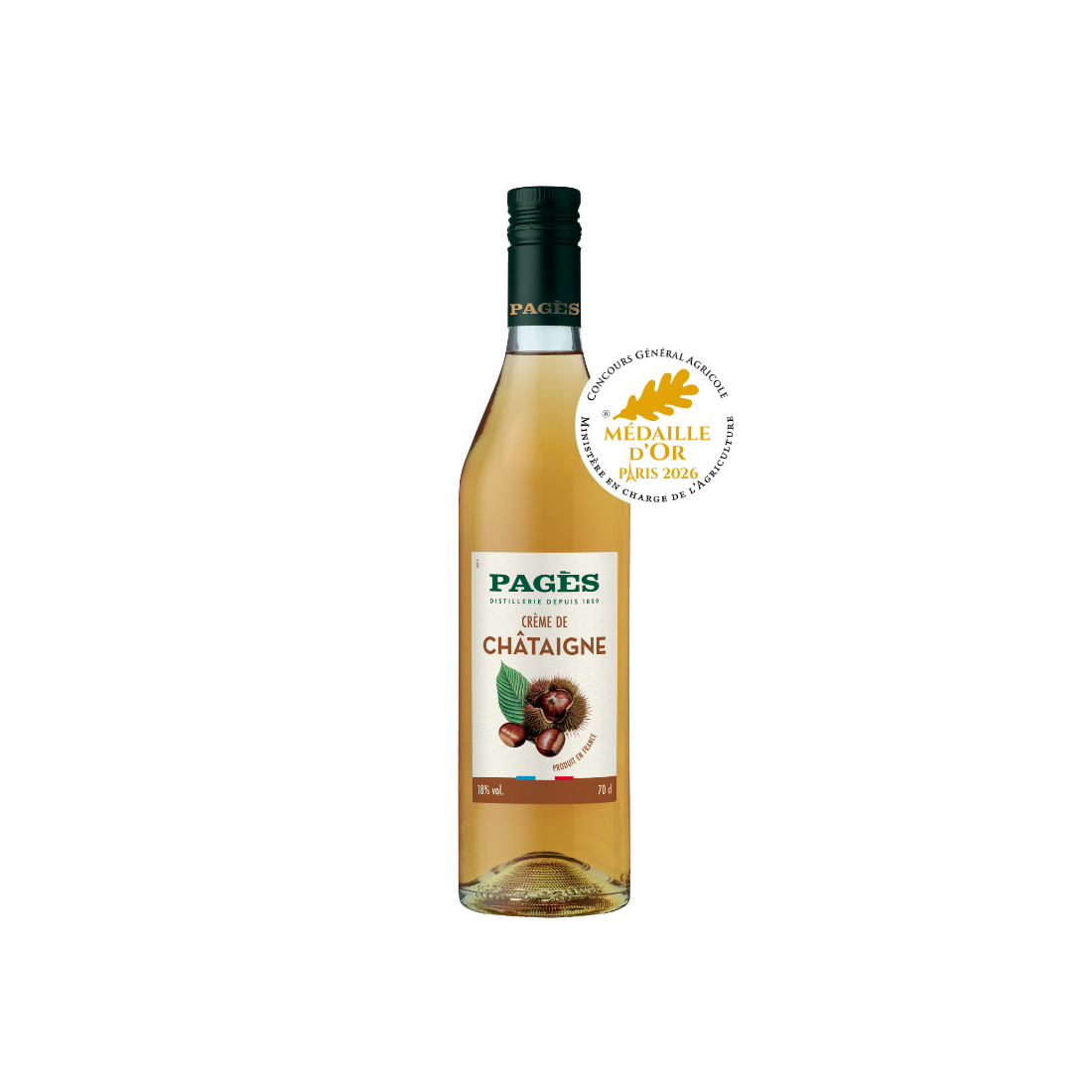 Crème de Châtaigne PAGÈS 18% - 70cl