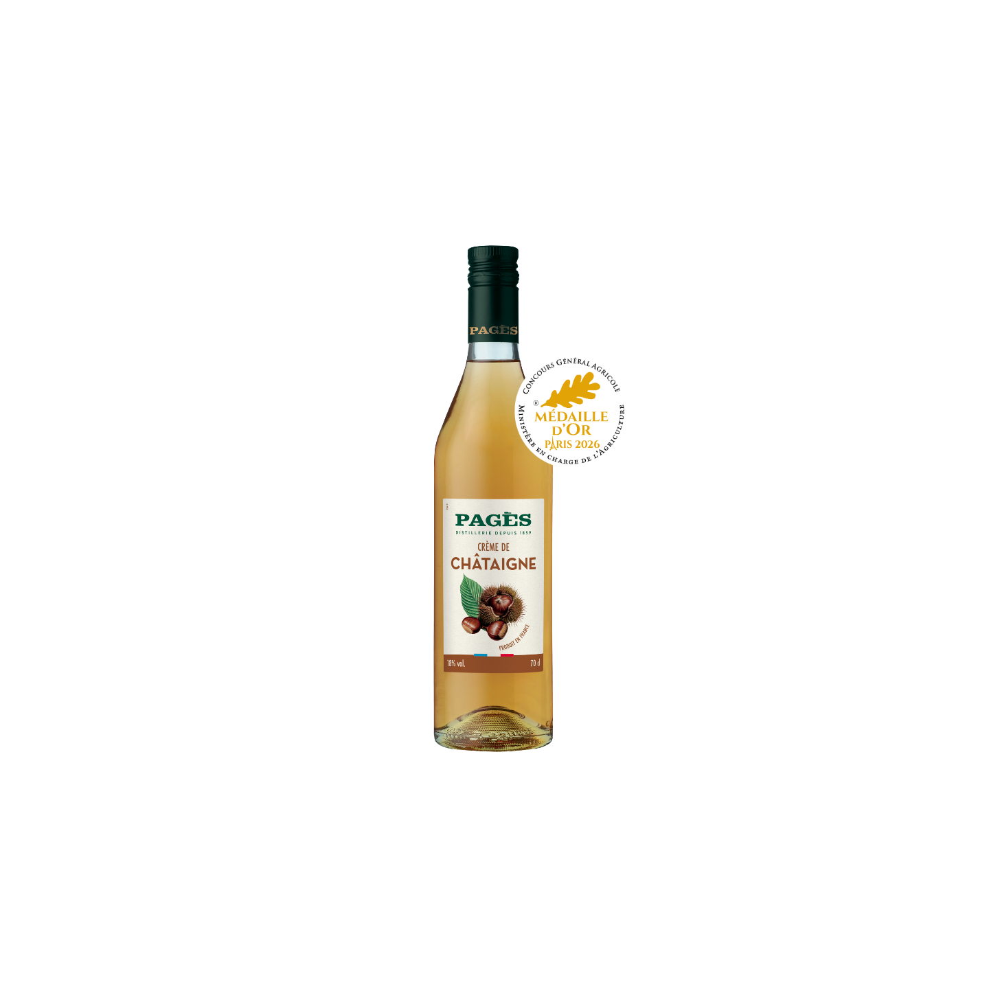 Crème de Châtaigne PAGÈS 18% - 70cl