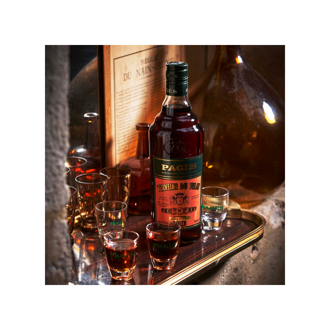 Liqueur Verveine du Velay Extra PAGÈS 40% - 70cl