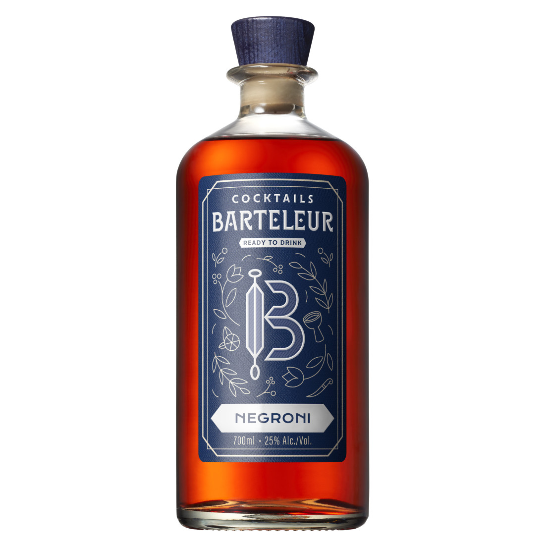 Ready-to-Drink Cocktail Spirit • Negroni LE BARTELEUR 25% - 70 cl