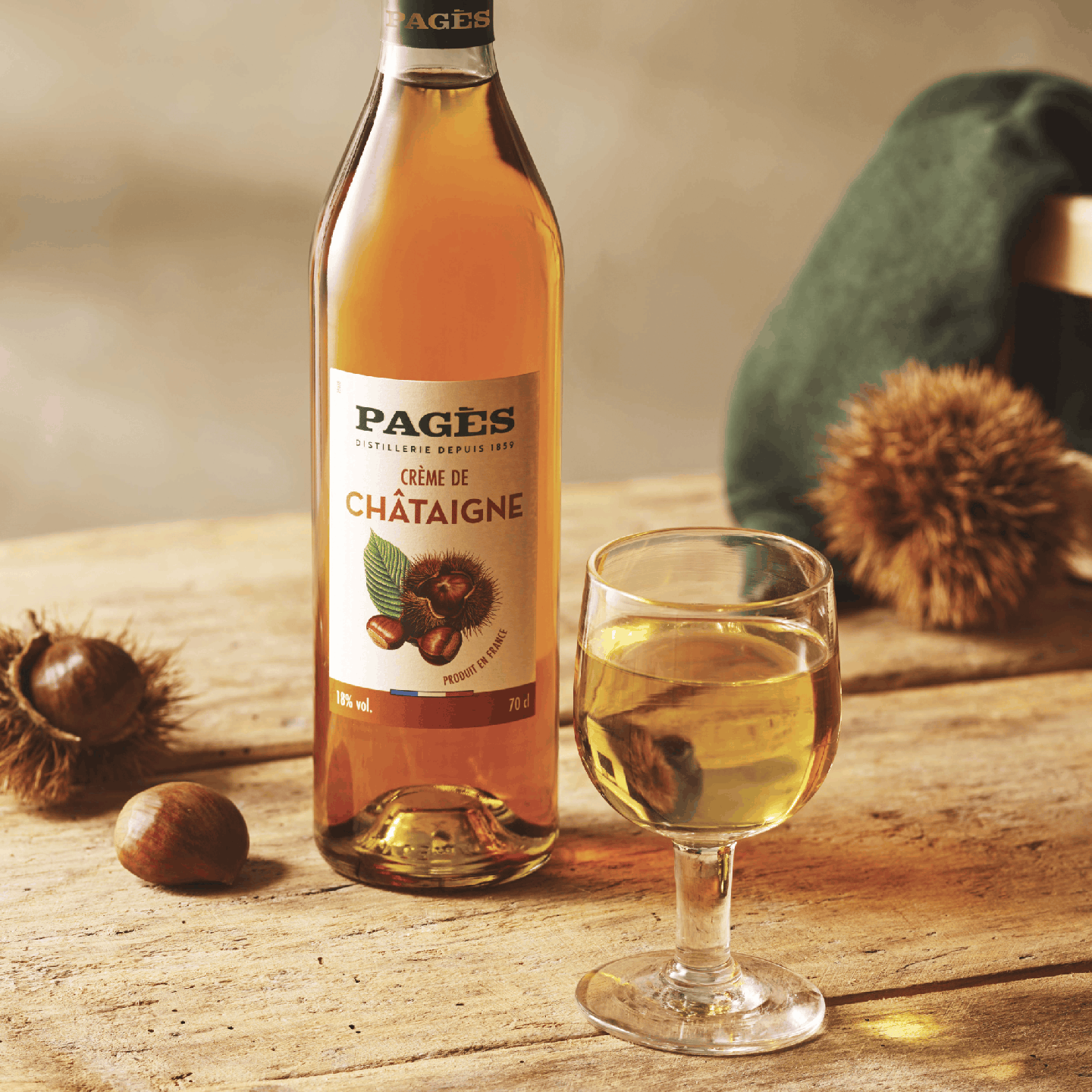 PAGÈS Chestnut Liqueur 18% - 70cl