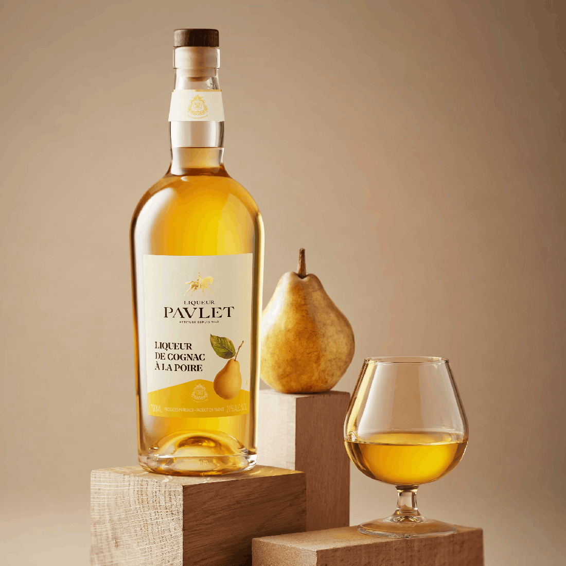 PAULET Pear Cognac Liqueur 21% - 70 cl