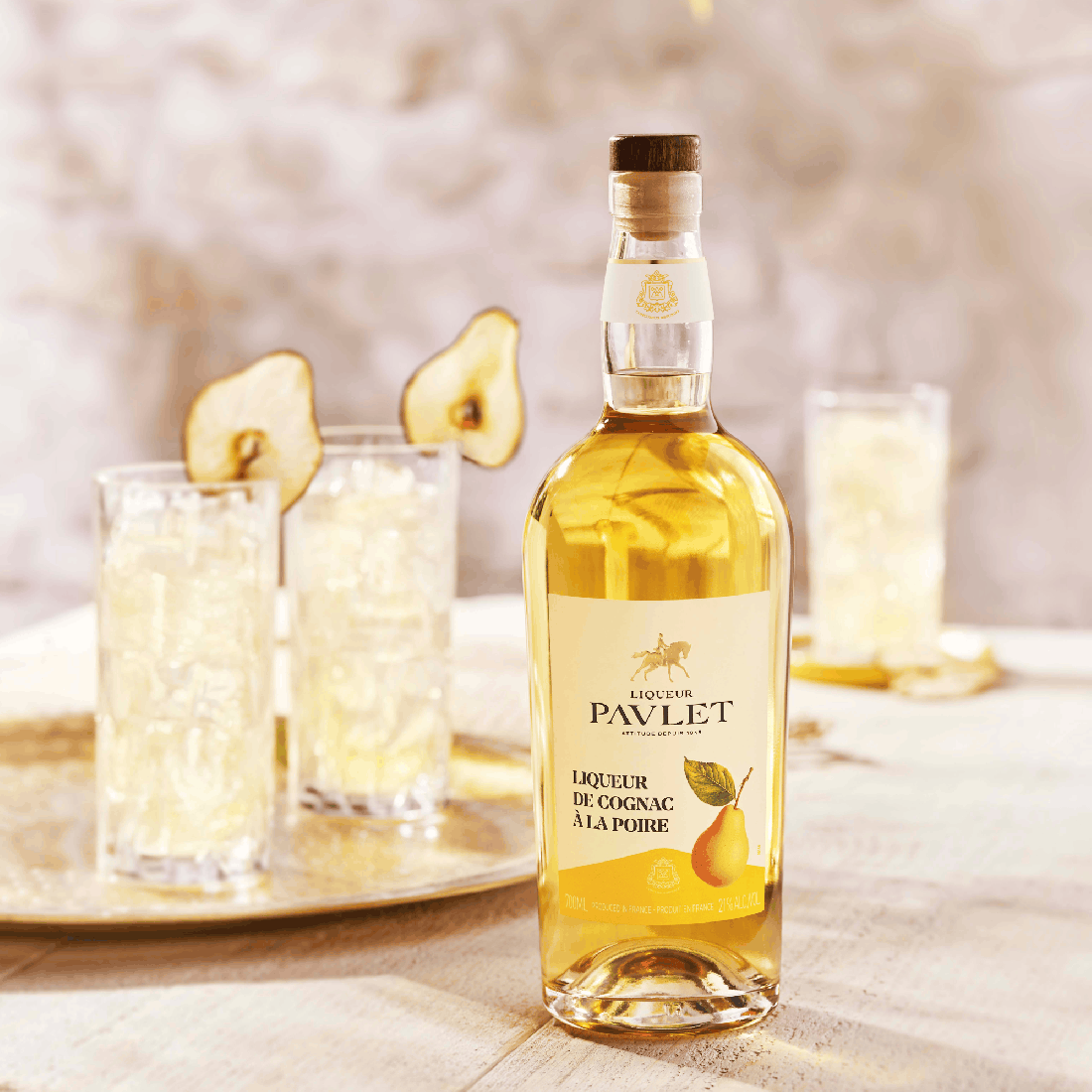 Liqueur de Cognac Poire PAULET 21% - 70 cl