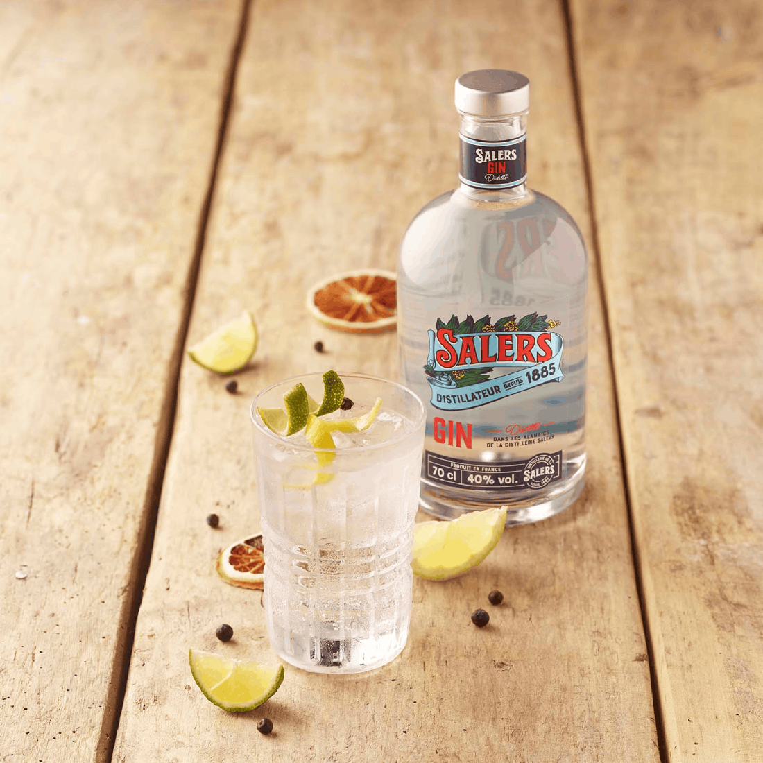 Gin Distillé SALERS 40% - 70cl