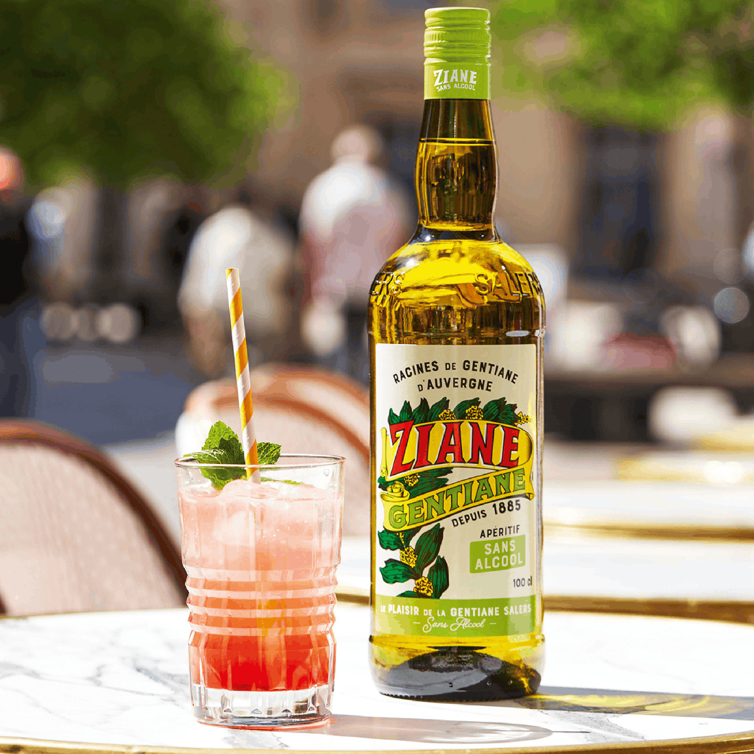 Non-Alcoholic Aperitif Ziane SALERS - 100cl