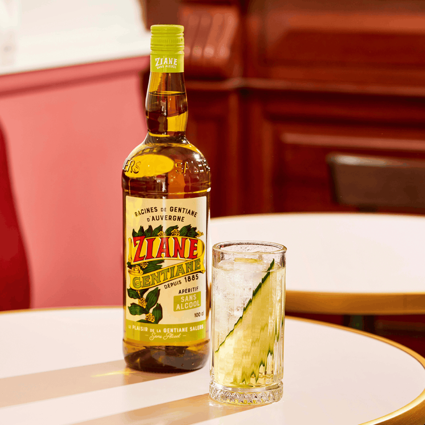 Non-Alcoholic Aperitif Ziane SALERS - 100cl
