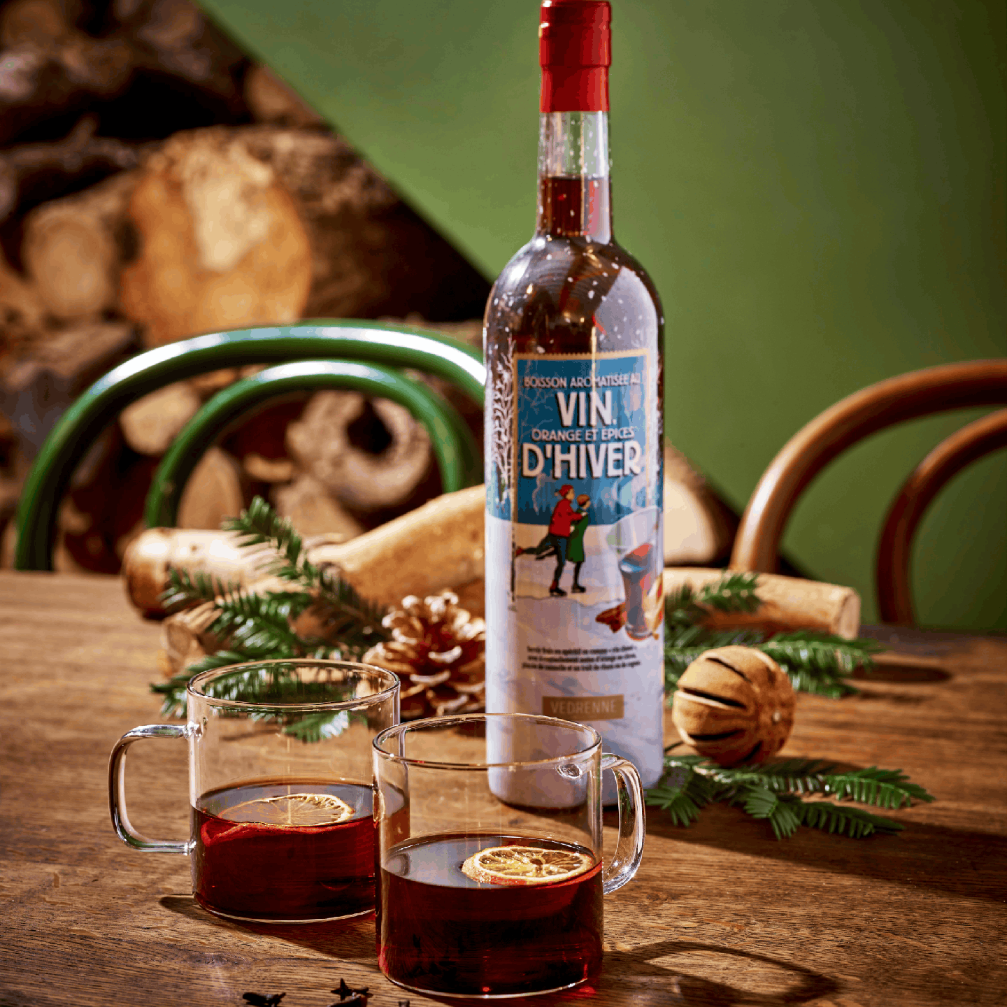 Vin d'hiver décoré - BABV VEDRENNE 75cl - 12%