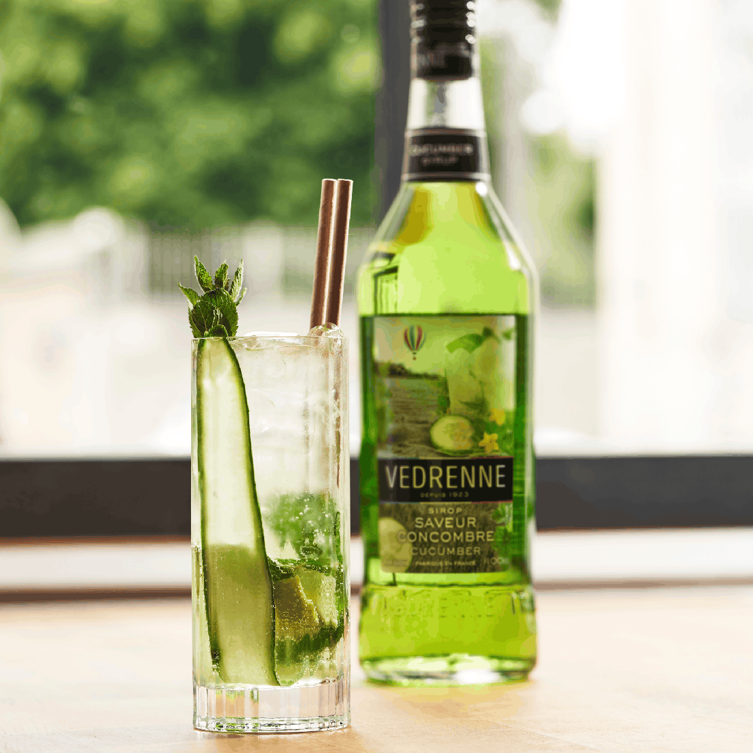 Sirop Saveur Concombre VEDRENNE 100cl