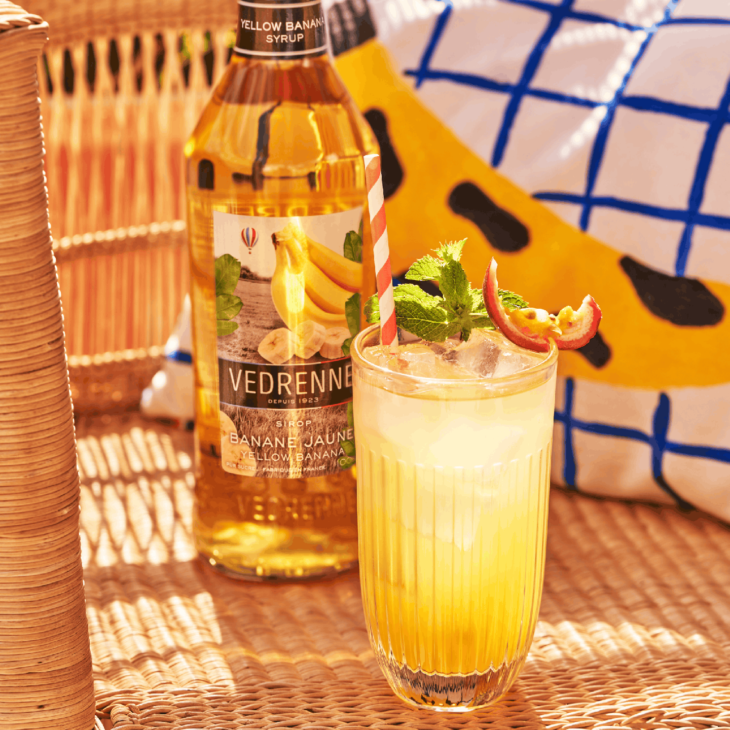 Yellow Banana Syrup VEDRENNE 100cl