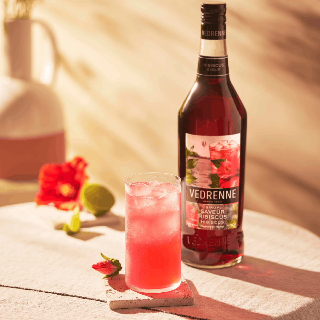 Sirop Saveur Hibiscus VEDRENNE 100cl