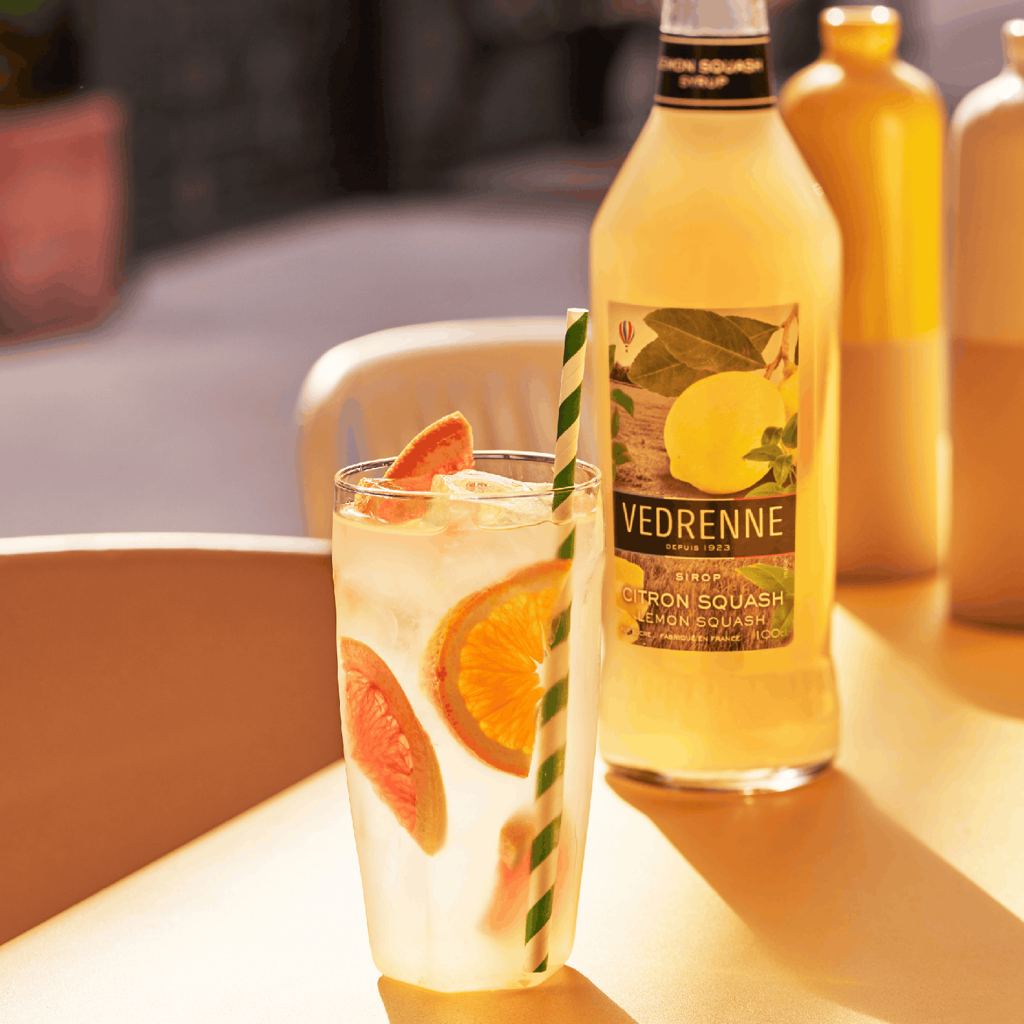Squash Lemon Syrup VEDRENNE 100cl