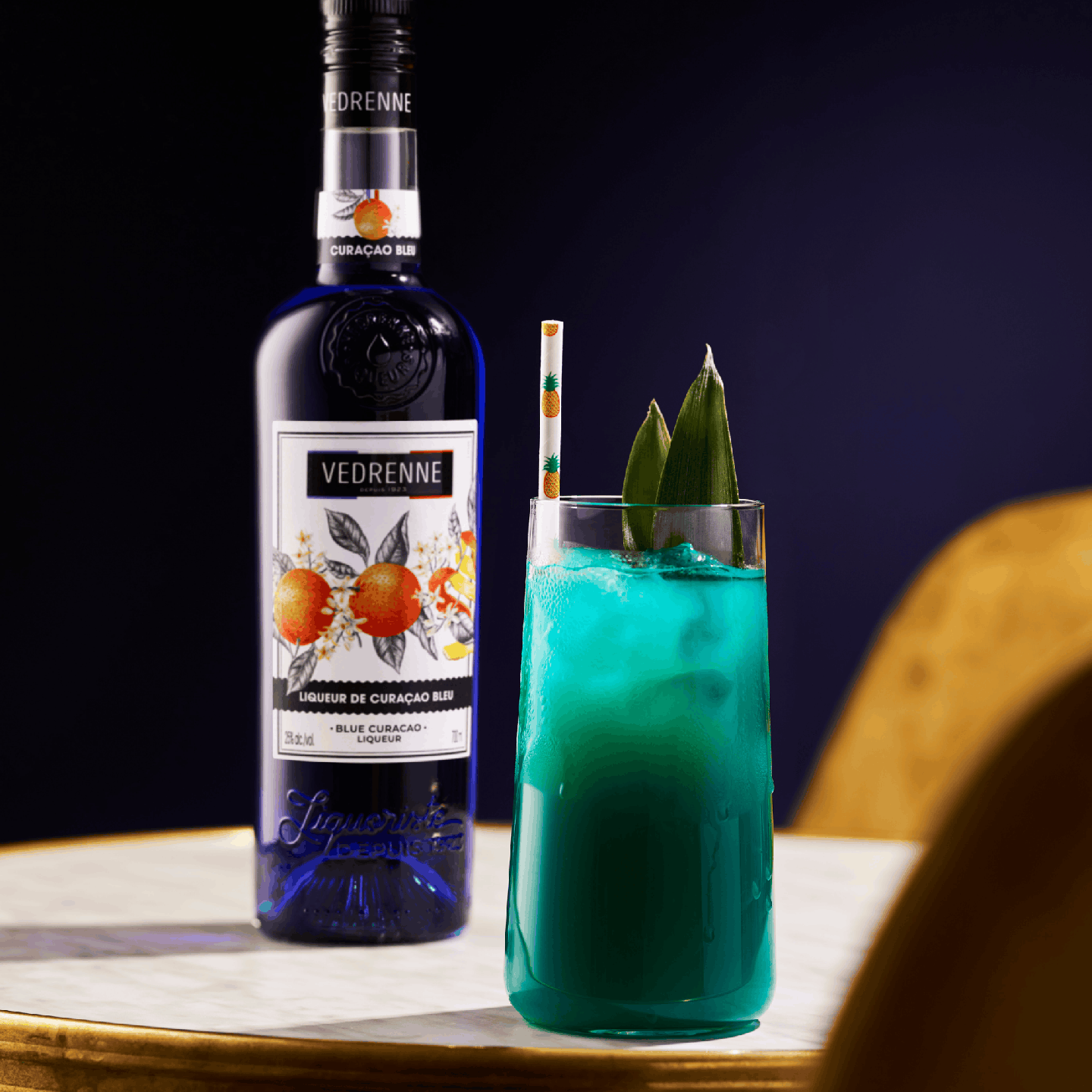 Liqueur de Curaçao Bleu VEDRENNE 25% - 70cl
