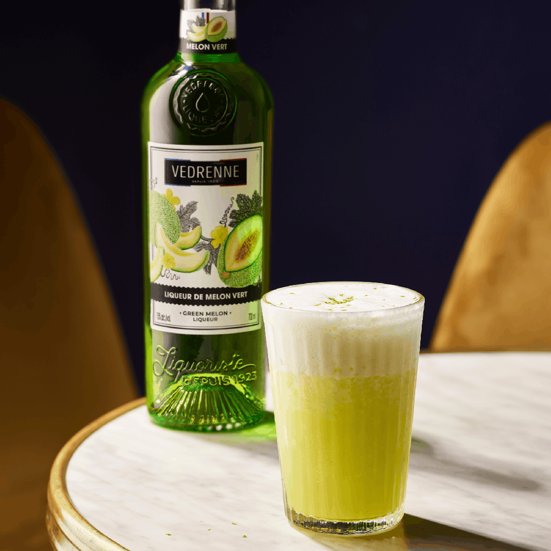 VEDRENNE Green Melon Liqueur 15% - 70cl