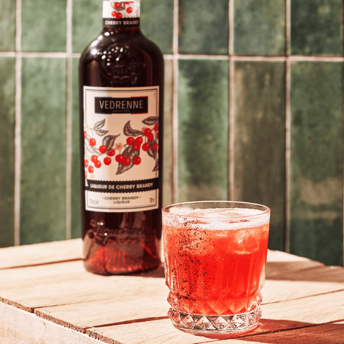 Liqueur de Cherry Brandy VEDRENNE 25% - 70cl