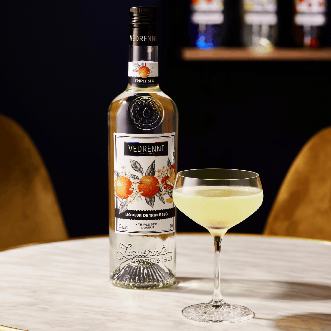 VEDRENNE Triple Sec Liqueur 35% - 70cl