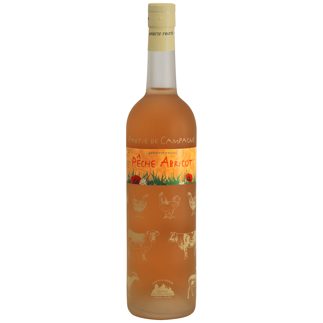 Partie de Campagne - Peach-Apricot Flavored Wine DISTILLERIE DES TERRES ROUGES 12% - 75cl Distillerie des terres rouges - 1