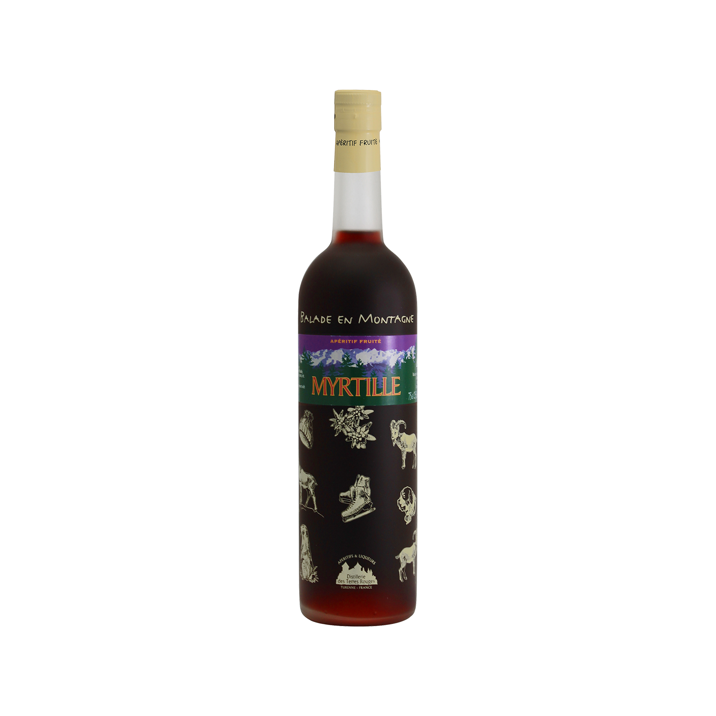 Balade en Montagne - Blueberry Flavored Wine DISTILLERIE DES TERRES ROUGES 12% - 75cl Distillerie des terres rouges - 1