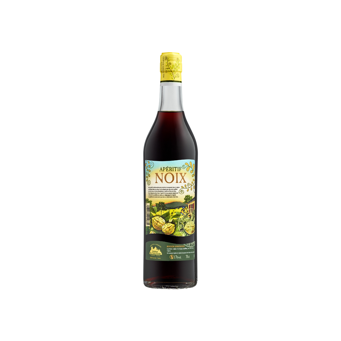 Walnut Aperitif - Spirit DISTILLERIE DES TERRES ROUGES 17% - 70 cl
