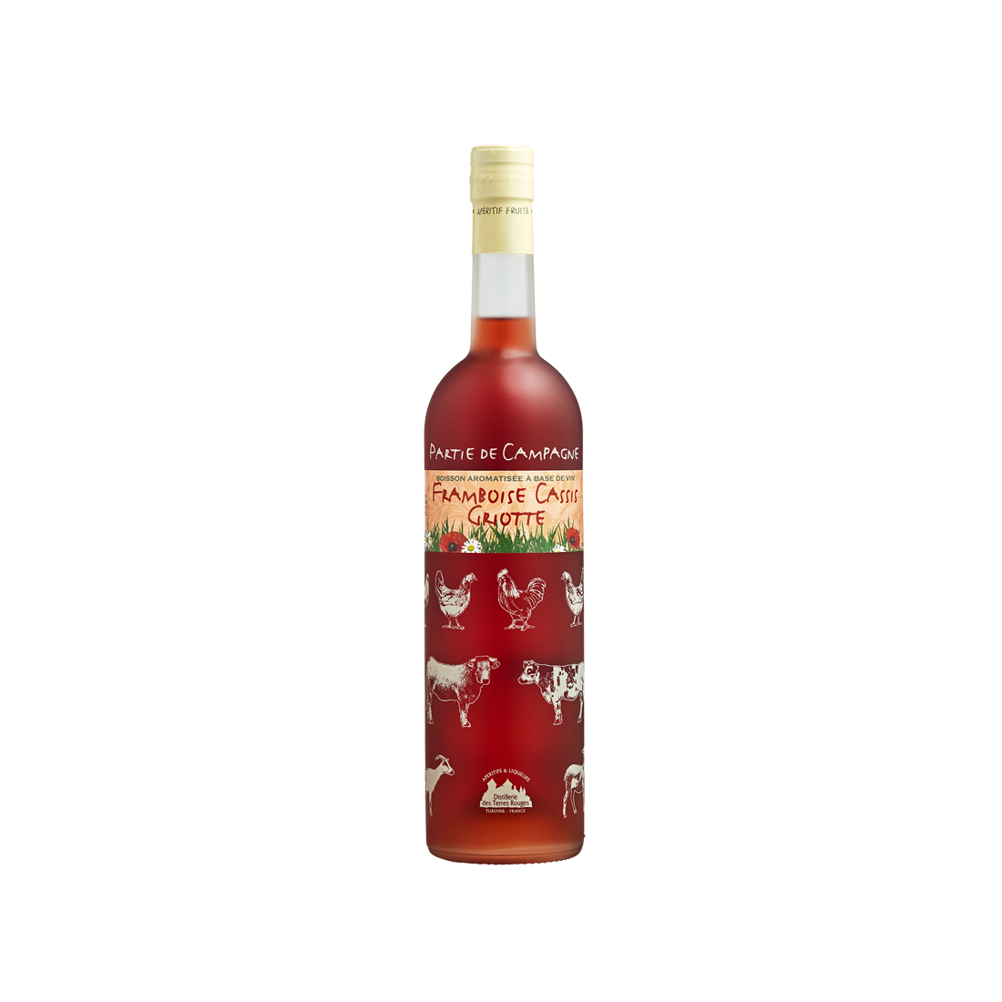 Partie de Campagne - BABV Framboise-Cassis-Griotte DISTILLERIE DES TERRES ROUGES 12% - 75cl