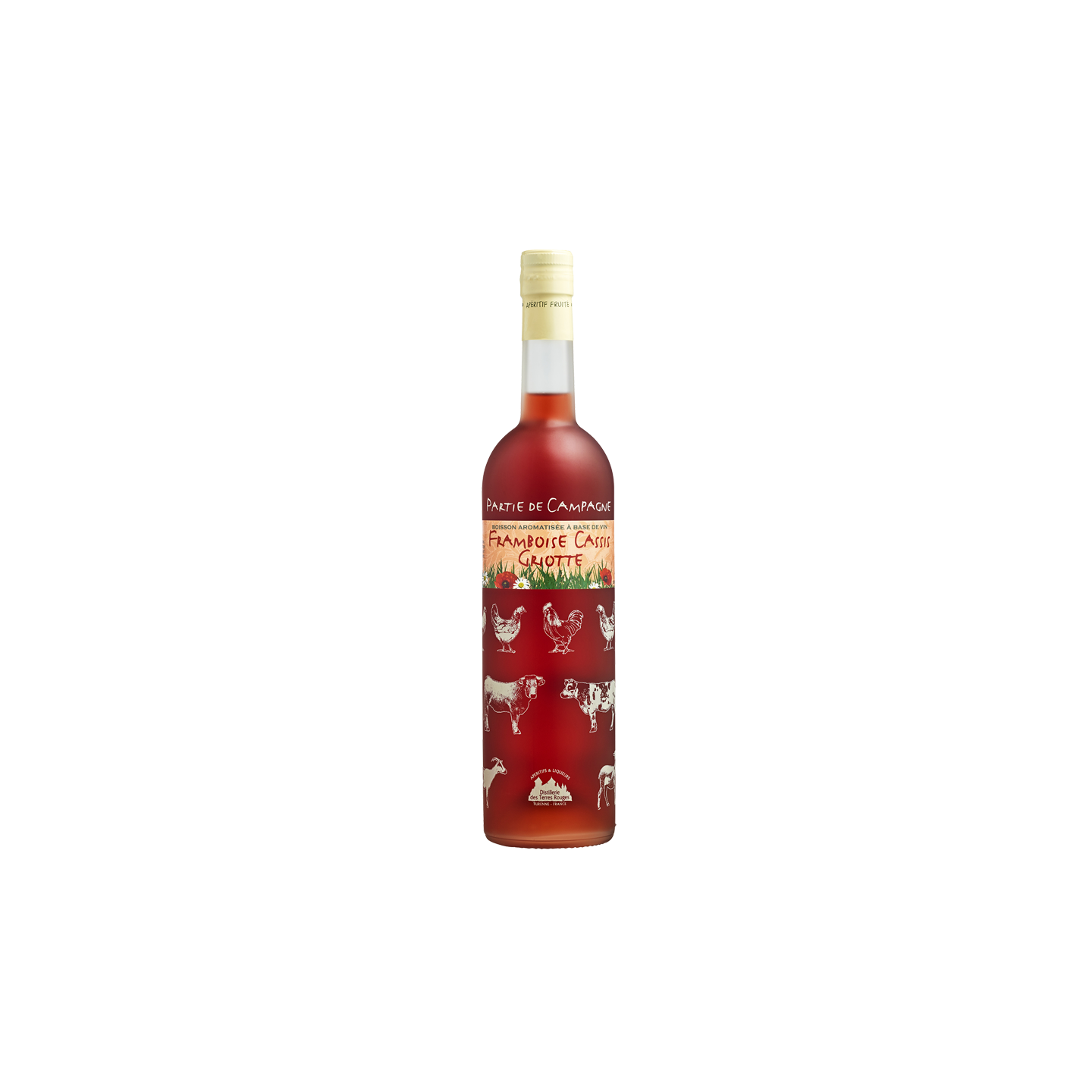 Partie de Campagne - BABV Framboise-Cassis-Griotte DISTILLERIE DES TERRES ROUGES 12% - 75cl