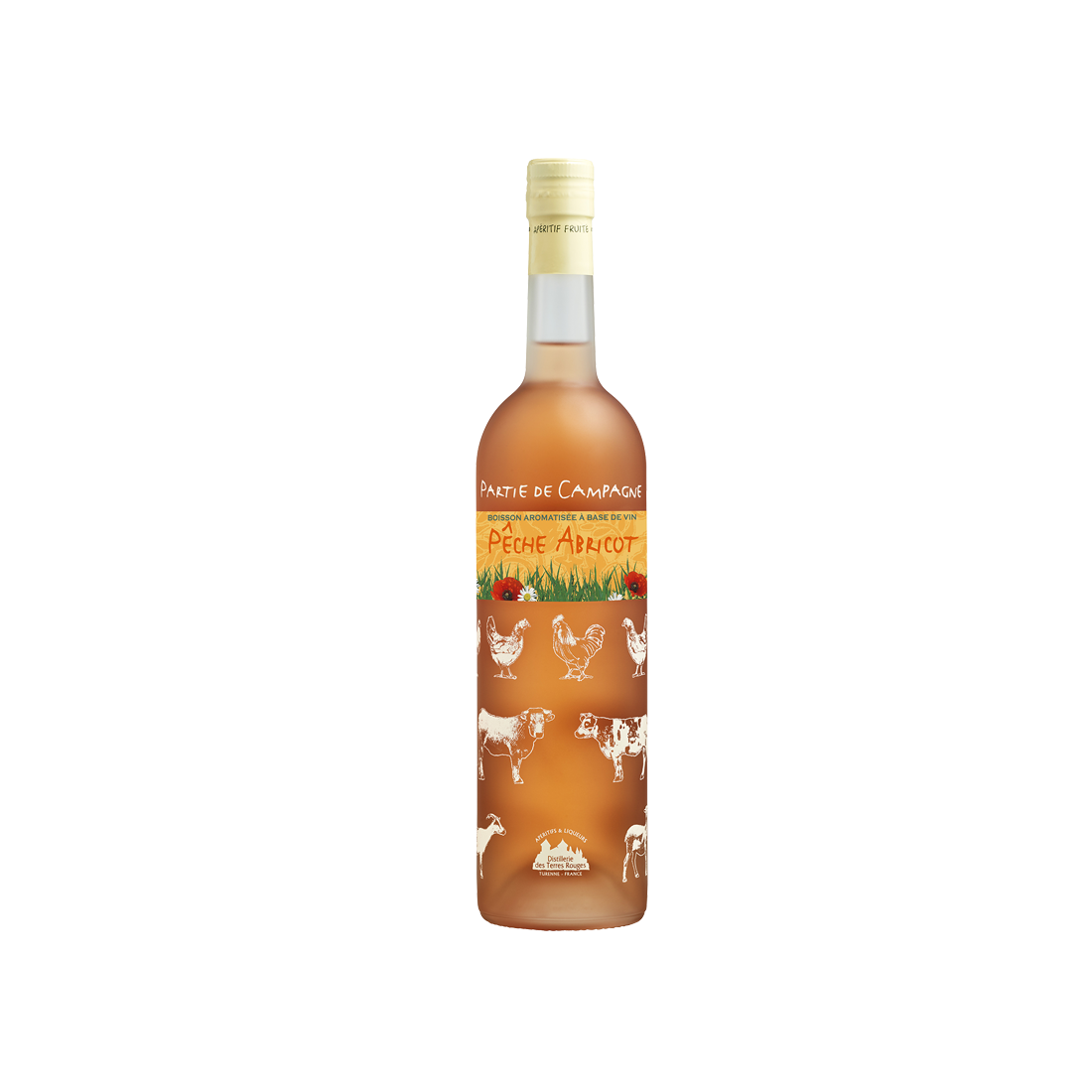 Partie de Campagne - Peach-Apricot BABV DISTILLERIE DES TERRES ROUGES 12% - 75cl