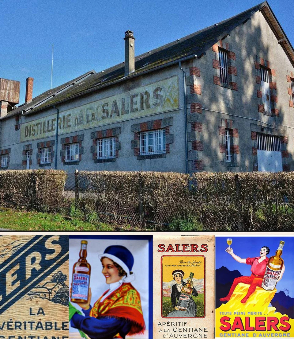 Distillerie Salers et affiches anciennes