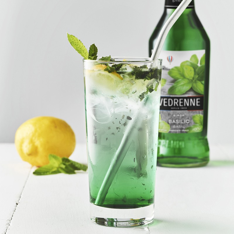 CITRONNADE PETILLANTE INFUSEE AU BASILIC