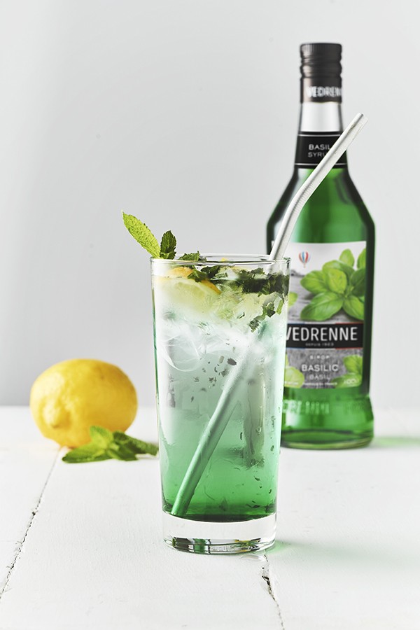 CITRONNADE PETILLANTE INFUSEE AU BASILIC