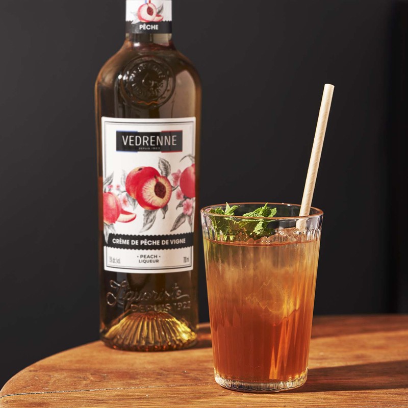 PEACHY WHISKY SODA
